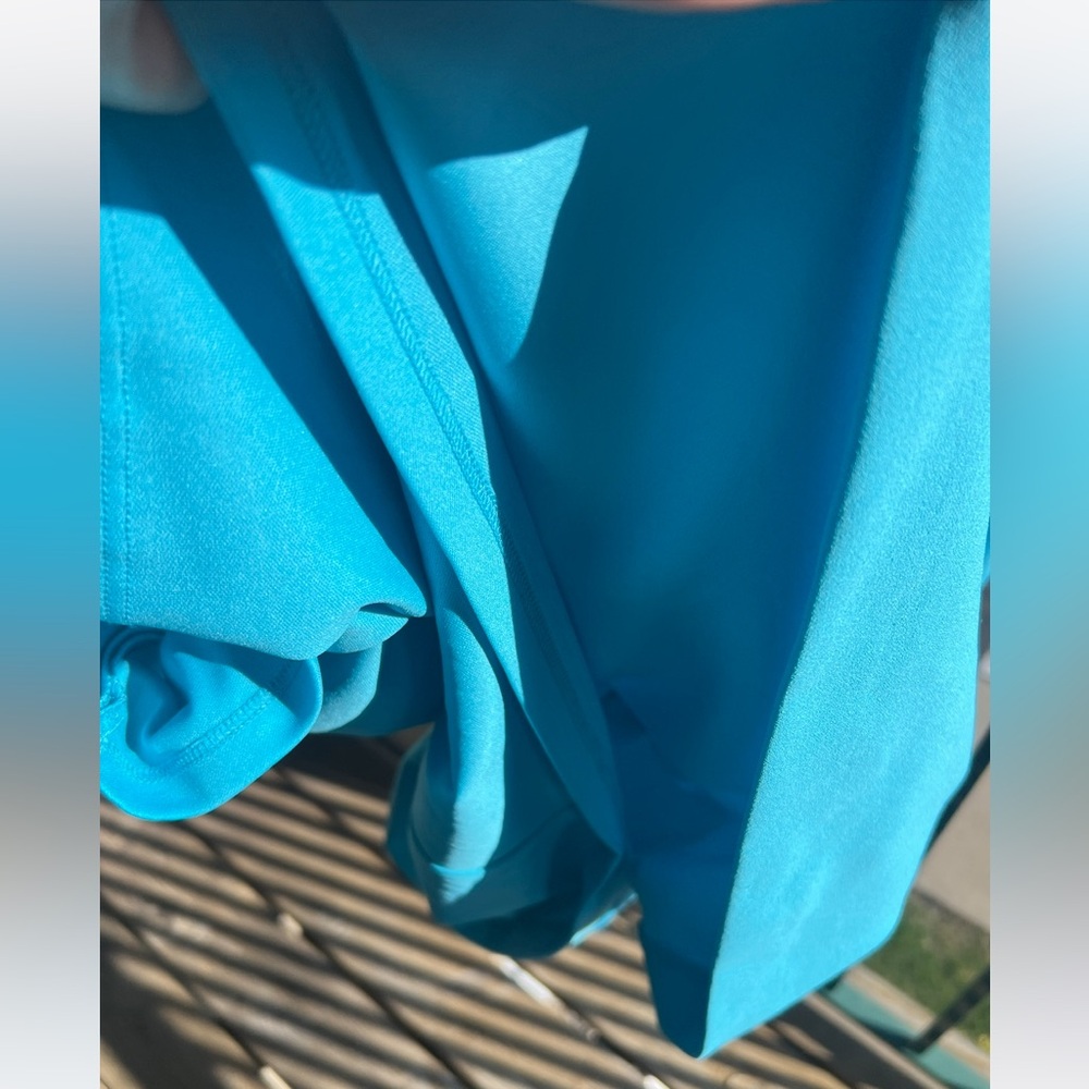 🆕🦋 Rachel Roy Aqua Blue Bodycon Midi Cocktail Dress M Wedding Party Evening - Picture 11 of 17